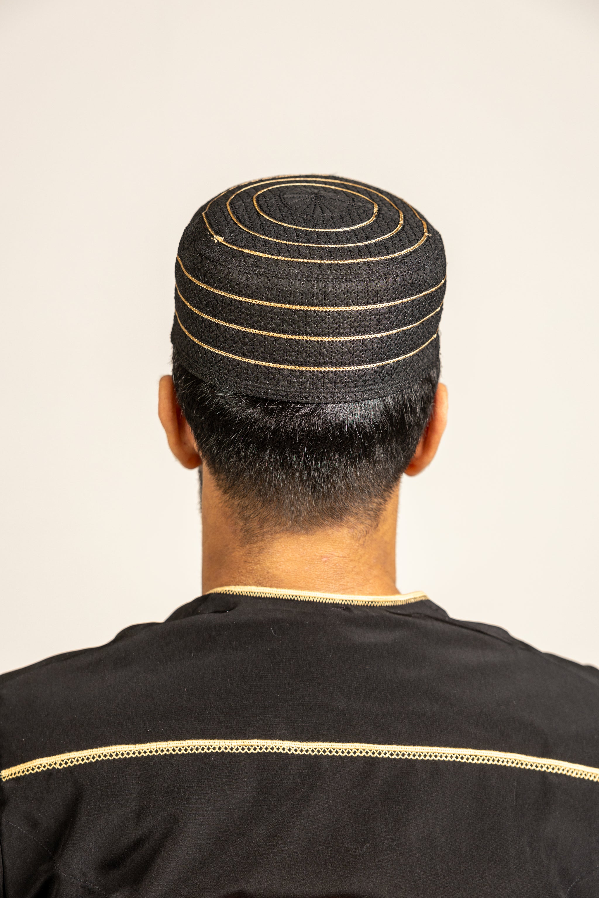 2-Pack Orlon Men's Skull Cap - Islamic Prayer Hat, Topi Kufi Head Wear (Turkey)