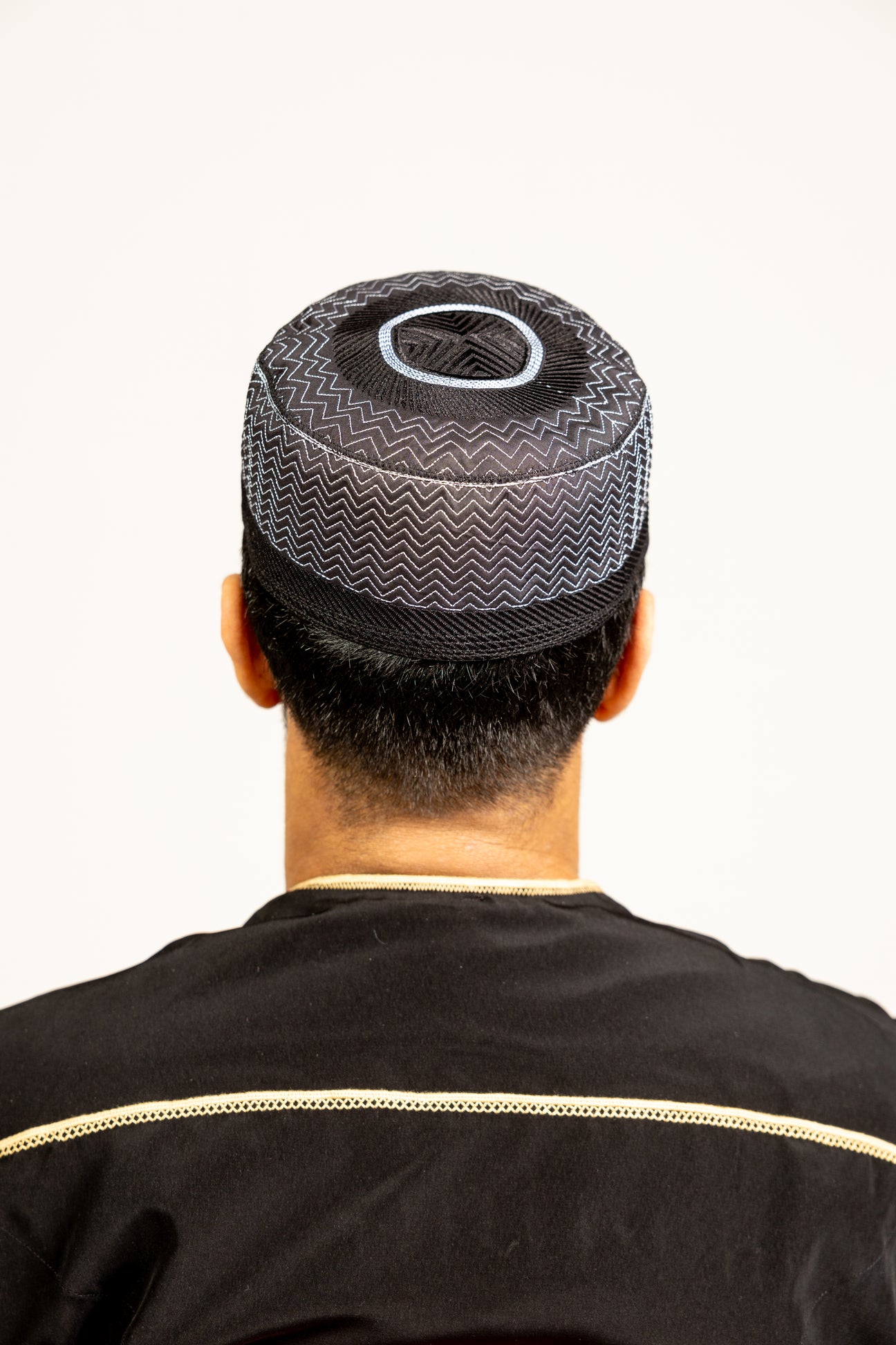 Safeer Black Topi Kufi Islamic Hat - Madyna