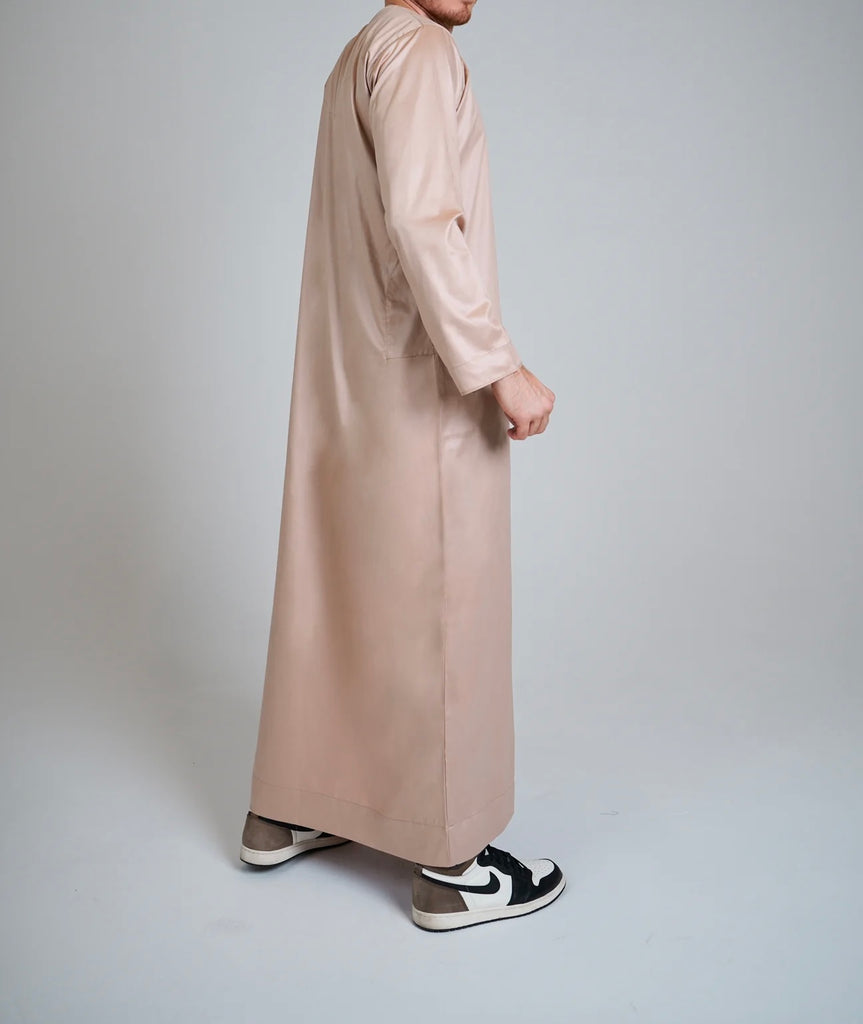 Gold Shiny Emirati Thobe | Jubba | Kandura - Madyna