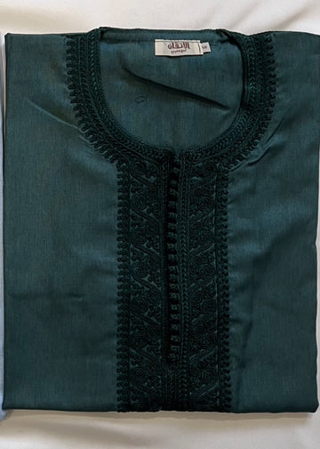 Premium Moroccan Half Sleeve Thobe Jubba Size 62 - Madyna