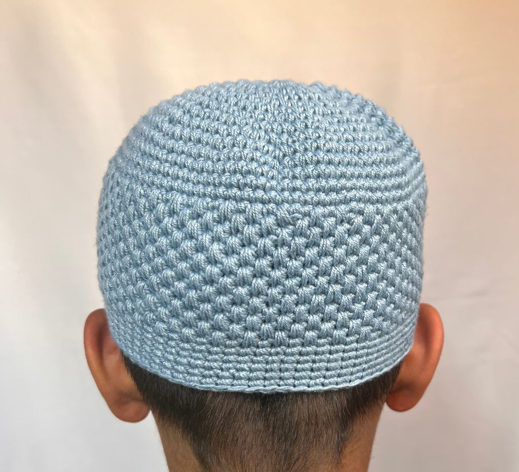 Boys Soft Wool Knitted Topi Islamic Prayer Hat One Size - Madyna