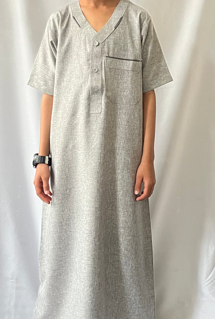 Boys / Kids Half Sleeve Thobe Jubba - Madyna