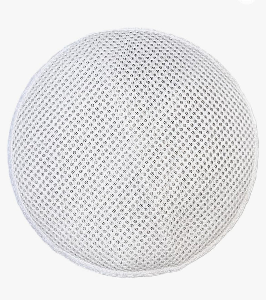White Soft Padded Mesh Type Hat Topi Kufi - Madyna