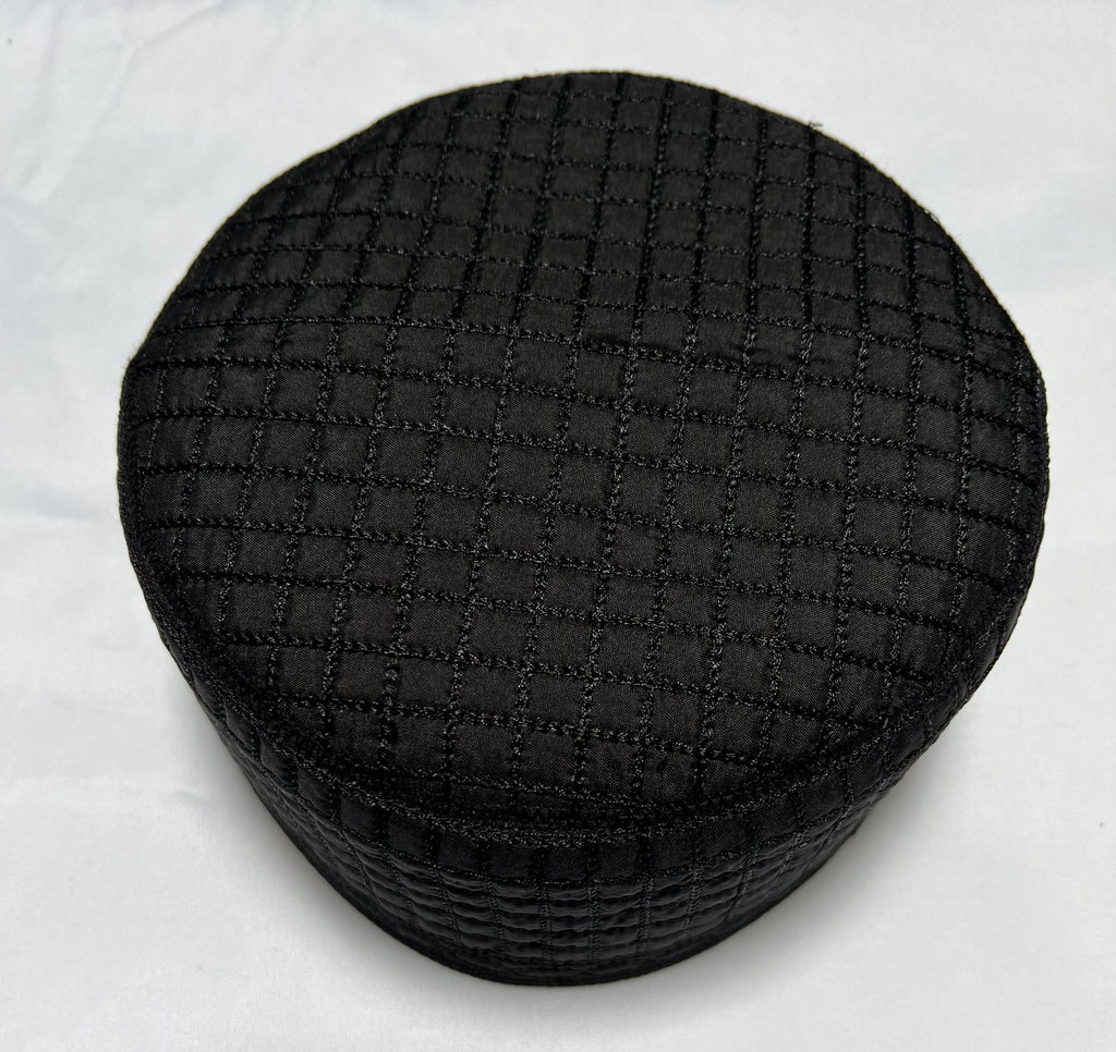 Black hat topi Islamic prayer cap kufi - Madyna