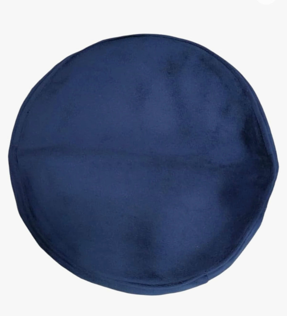 Blue Velvet Topi Kufi Islamic Prayer Hat Exclusive Design - Madyna
