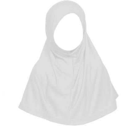 Girls White Hijab