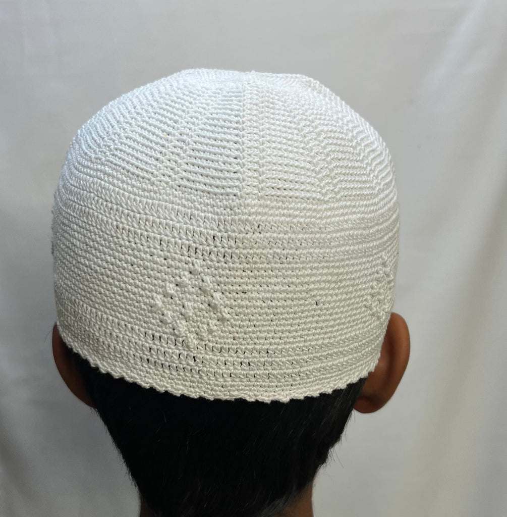 Mens/Boys Knitted Topi Prayer Hat One Size Beige/Grey/Sand/Stone/Olive - Madyna