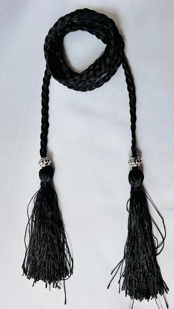 Safa Abaya Dress Design Arabic Long Robe Black / Maroon - Madyna